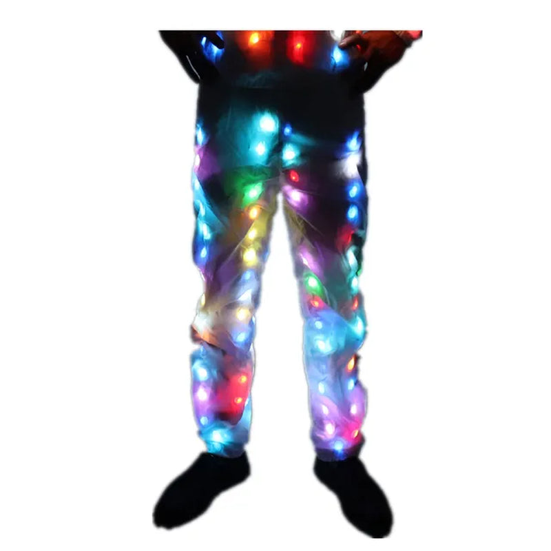 LED Light Jacket Luminous Pants Clothes Light Suit EDM Style outerwear