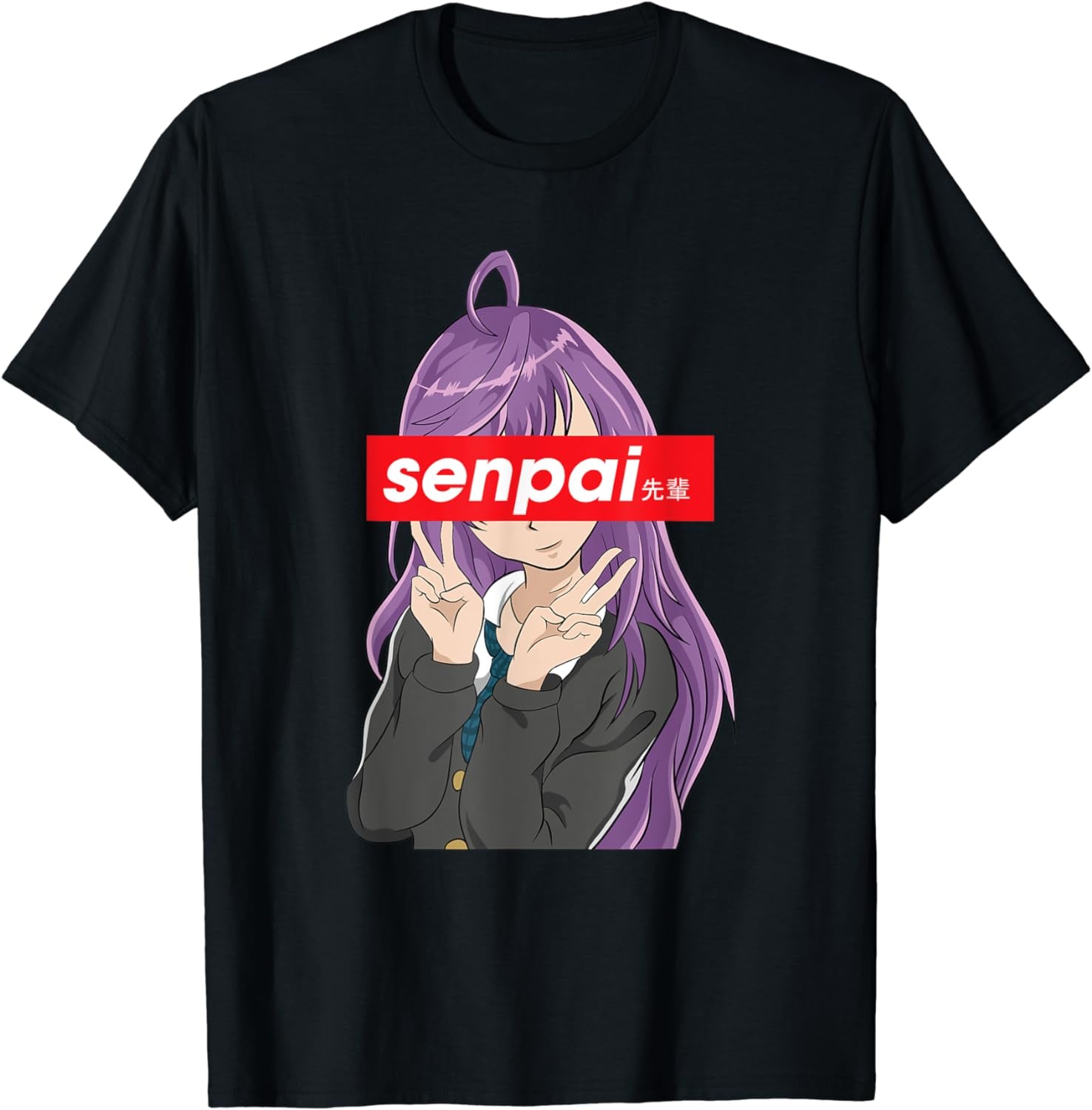 Japanese Anime Girl Shirt - Notice Me Senpai