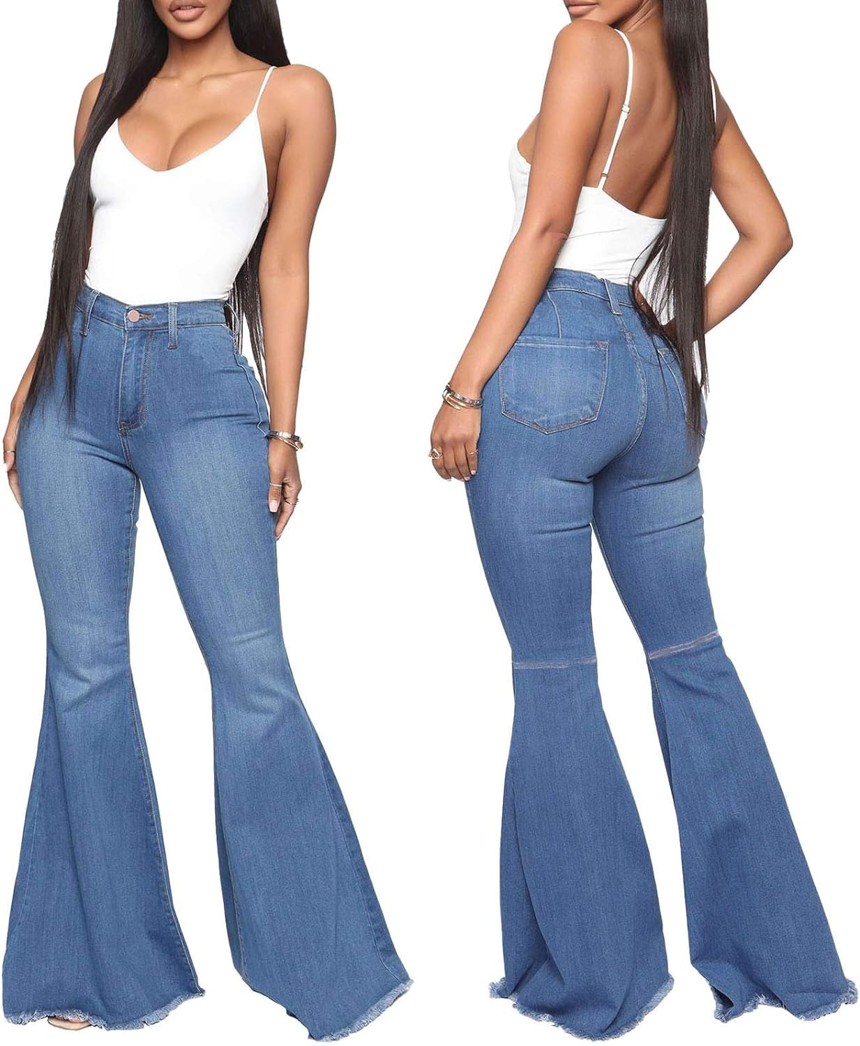 Women's Flare Bell Bottom Jeans  